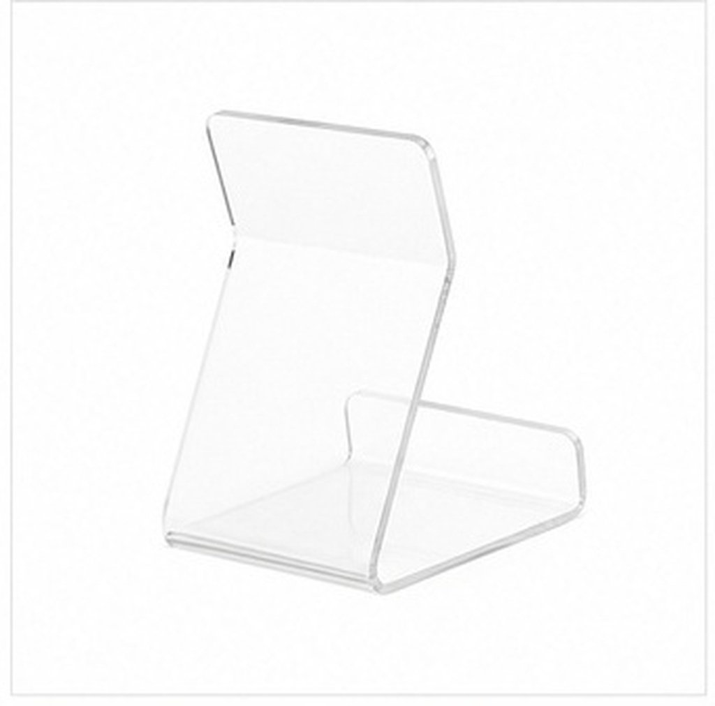Clear Acrylic Book Stand Holder - 6 ชิ้น ขาตั้งโชว์หนังสืออะคริลิก ขาตั้งแบบมินิใส สำหรับวางป้ายและชั้นวาง