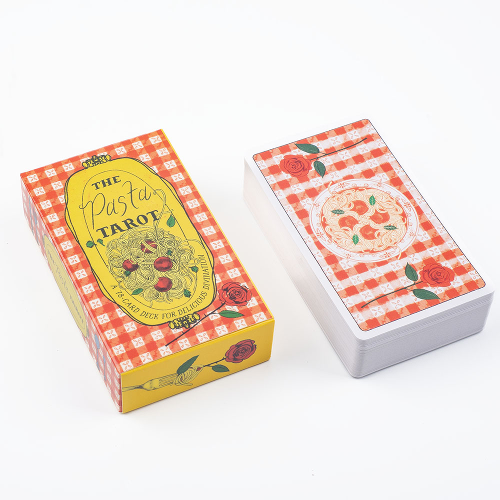 Tarot Deck With Guidebook - ไพ่ทาโรต์พาสต้า 78 ใบ ขนาด 10.3x6 ซม.