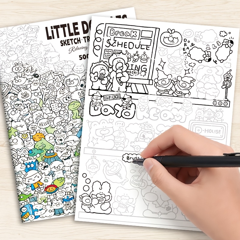 สมุดระบายสีลายเส้นคลายเครียดสำ - Adult Coloring Book Stress Relief บทวิจารณ์และราคา