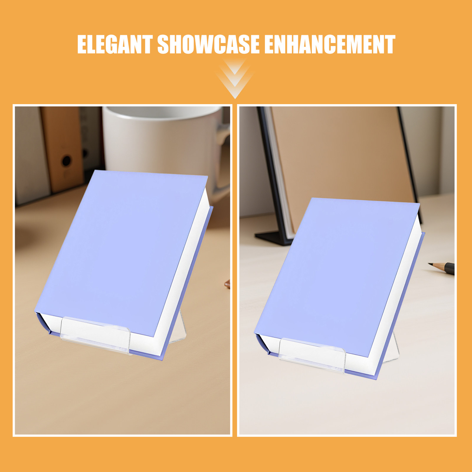 6 ชิ้น ขาตั้งโชว์หนังสืออะคริล - Clear Acrylic Book Stand Holder บทวิจารณ์และราคา