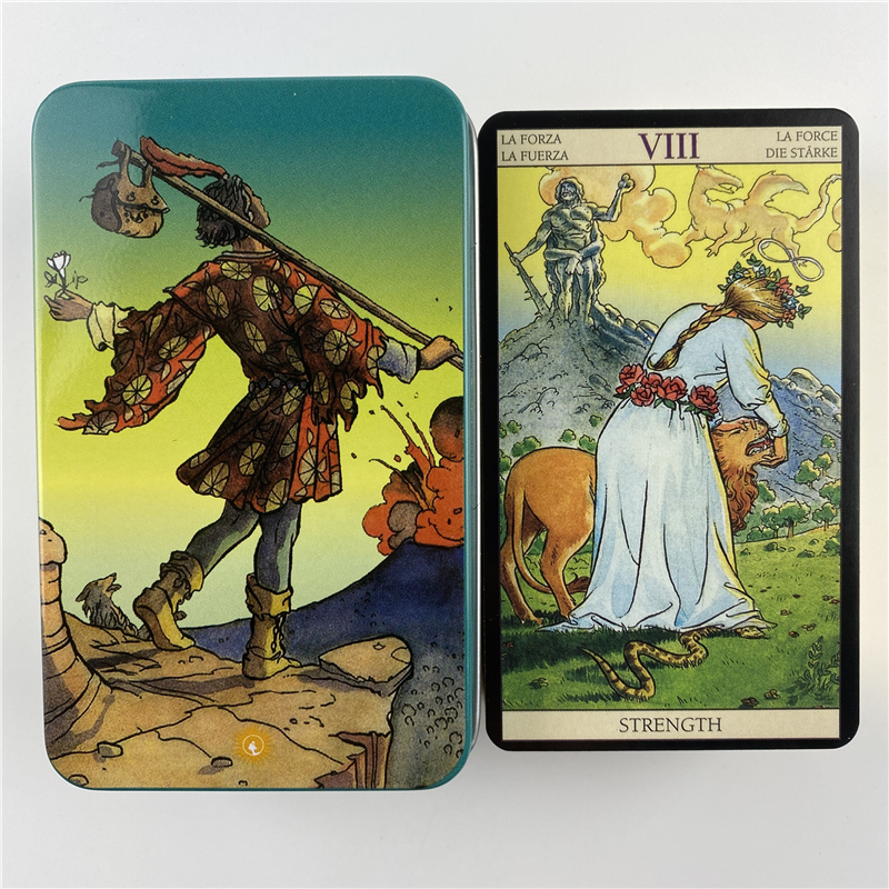 กล่องโลหะ Gilded Edition Back  - Tarot Deck With Guidebook บทวิจารณ์และราคา