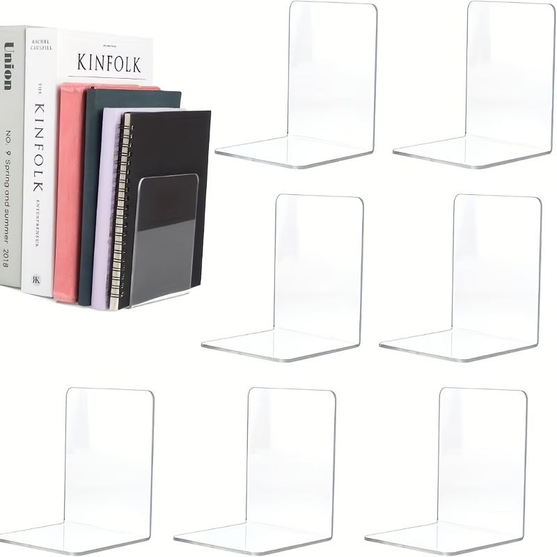 ที่คั่นหนังสืออะคริลิกใส 8 ชิ้ - Clear Acrylic Book Stand Holder บทวิจารณ์และราคา