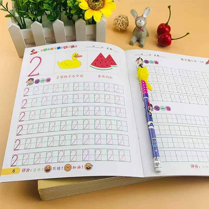 หนังสือฝึกเขียน 32 หน้า สำหรับ - Chinese Calligraphy Practice Book บทวิจารณ์และราคา